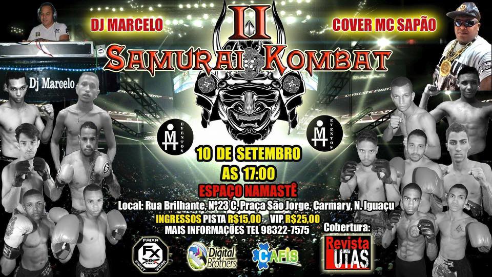 CLIMA ESQUENTA uma semana antes dos duelos no SAMURAI KOMBAT. Lutadores se estranham e trocam FARPAS.