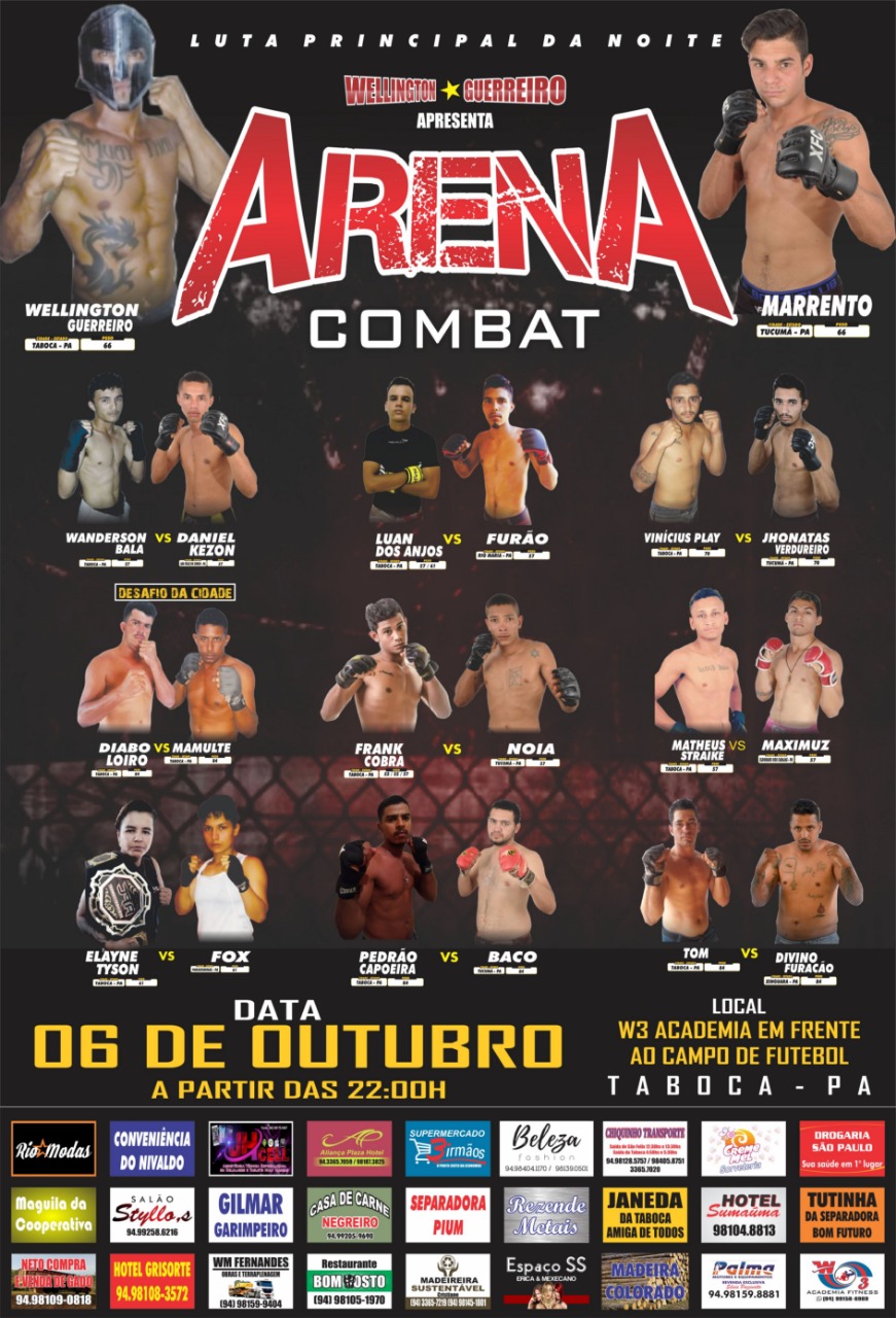 4º ARENA COMBAT MMA  Taboca – PA