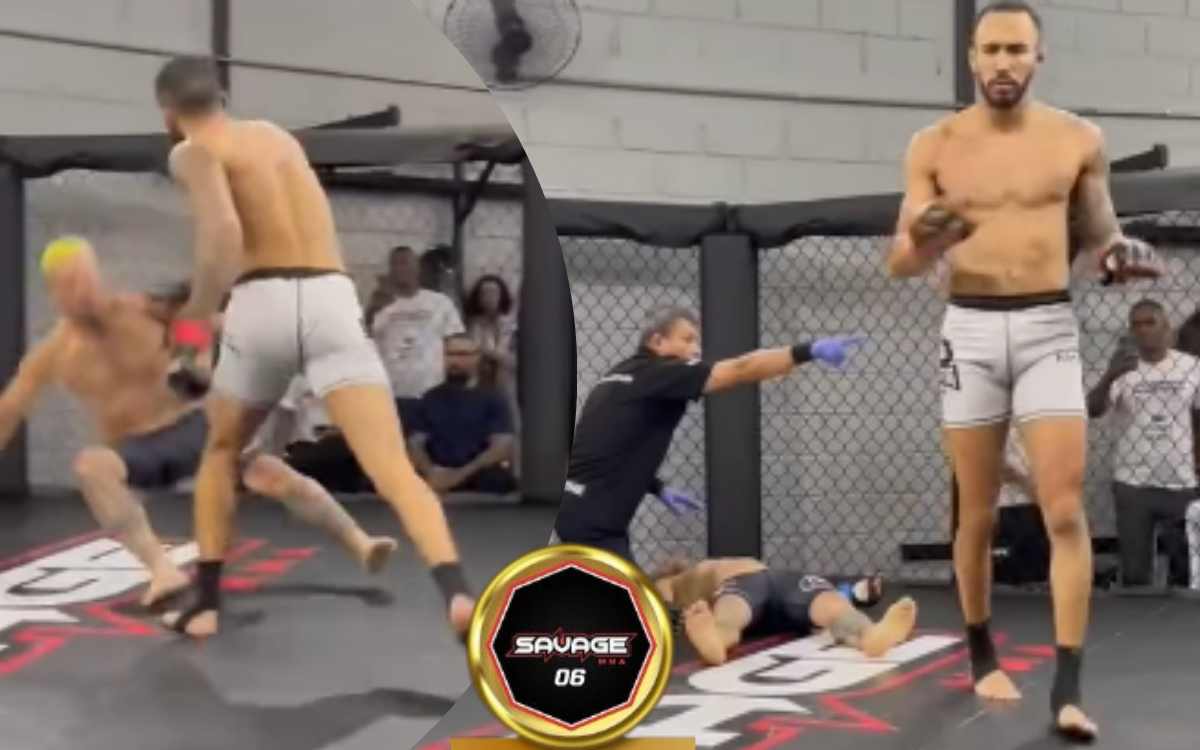 Stefan Magalhães – Excepcional! Nocaute da noite no SAVAGE MMA 06